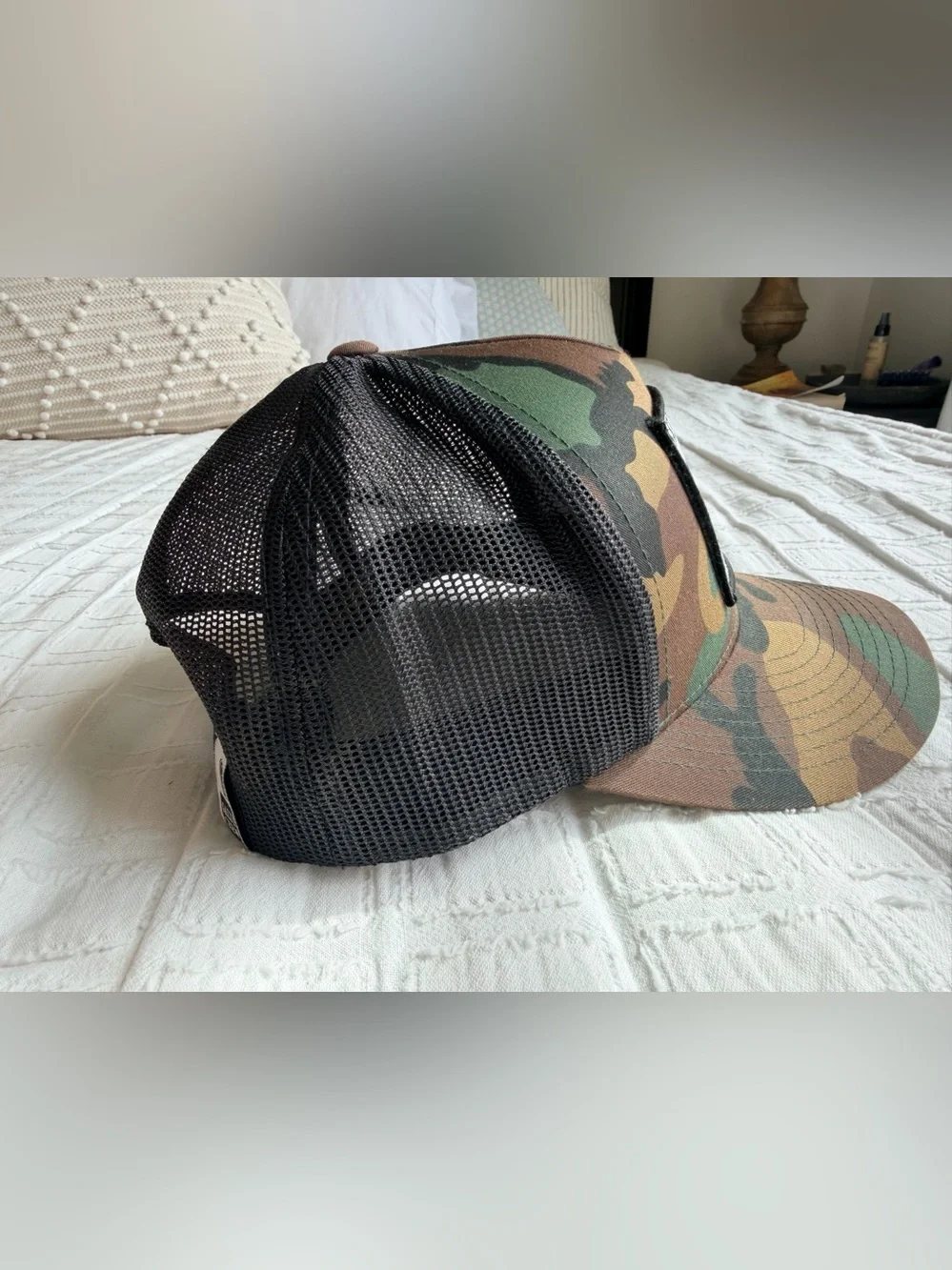 Salty Crew Chasing Tail Camo Tuna Trucker Hat Unisex